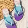 Cupshe Summer Love Gradient Flip Flops