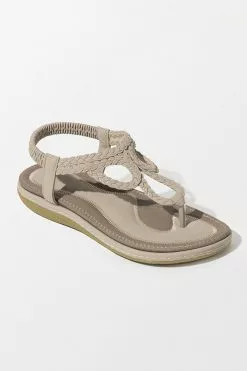 Cupshe Baja Open Toe Flat Sandals