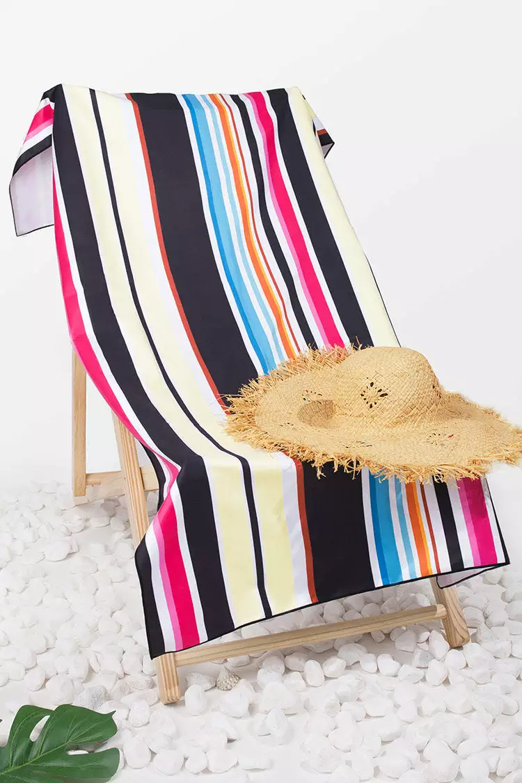 Cupshe Retro Striped Beach Blanket 2 Cupshe Retro Striped Beach Blanket - Image 2