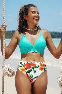 Cupshe Mint and Floral Scalloped Bikini 7 Cupshe Mint and Floral Scalloped Bikini -Deals Cupshe Store 1 0a569214 dbb2 4aa0 81af ecbfa5ca32dd
