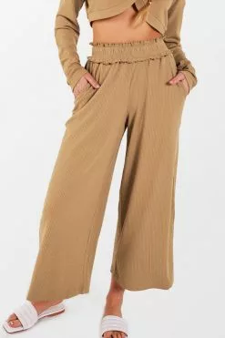 Cupshe Jubilee Elastic Waist Wide Leg Sweatpants