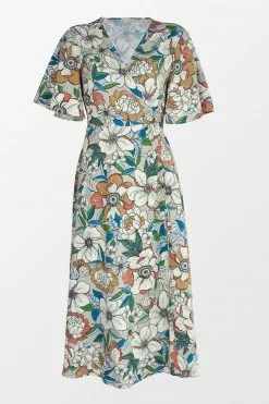Cupshe Scarlette Floral V-Neck Midi Dress