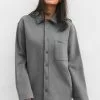 Cupshe Running Grey Long Sleeve Button-up Shirt
