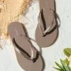 Cupshe Desert Sand Minimalist Flip Flops