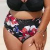 Cupshe Elizabeth Floral Plus Size Bikini Bottom