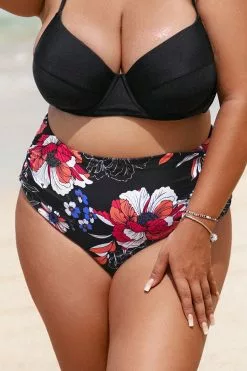 Cupshe Elizabeth Floral Plus Size Bikini Bottom