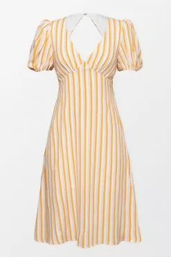 Cupshe Aubrielle Yellow Striped Tie Back Dress 9 Cupshe Aubrielle Yellow Striped Tie Back Dress -Deals Cupshe Store 1 10d4b89b 3826 4df9 b34a 37d2d54025f9