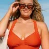 Cupshe Kora Crisscross Plus Size Bikini Top