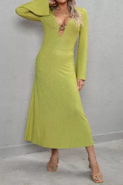 Cupshe Nadine Plunge O-ring Maxi Cover Up