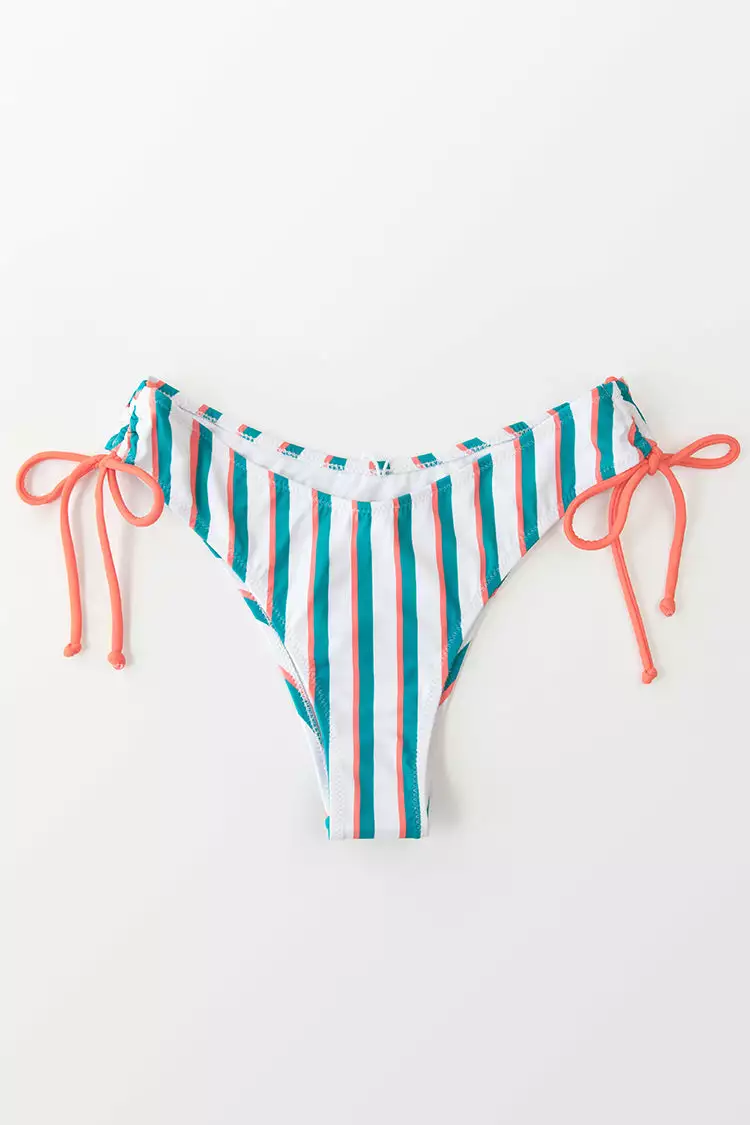 Cupshe Anika Striped Low Waisted Bikini Bottom 1 Cupshe Anika Striped Low Waisted Bikini Bottom