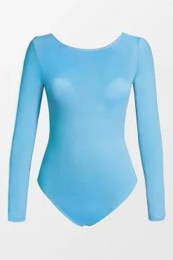 Cupshe Tyra Blue Criss Cross Long Sleeve One Piece Swimsuit -Deals Cupshe Store 1 2023b4a9 9140 4788 a756 1385290aaa68
