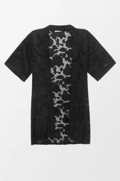 Cupshe Sylvie Black Open Front Cover Up -Deals Cupshe Store 1 2309c9ce a6e8 4919 9f94 5041598158f8