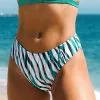 Cupshe Nataly Zebra Striped Bikini Bottom