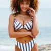 Cupshe Eden Striped Moulded Cup Bikini
