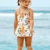 Cupshe Macey Ruffle Crisscross Tankini For Toddler Girls And Girls