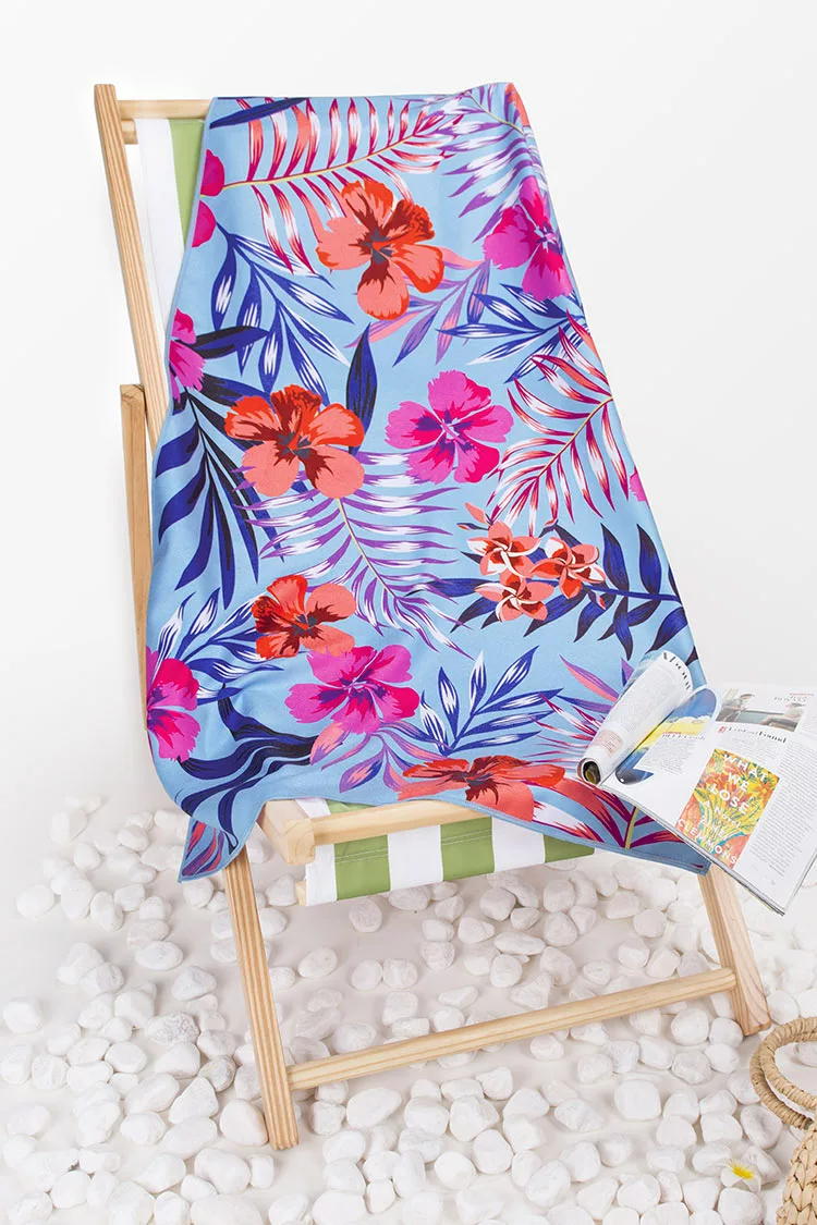 Cupshe Hang Loose Floral And Leafy Beach Blanket 2 Cupshe Hang Loose Floral And Leafy Beach Blanket - Image 2