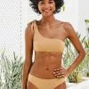 Cupshe Emilie One Shoulder Self Tie Bikini