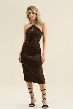 Cupshe Lyana Cut-out Zipper Slip Dress