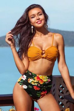 Cupshe Sweet Floral High Waisted Bikini Bottom 10 Cupshe Sweet Floral High Waisted Bikini Bottom -Deals Cupshe Store 1 2 460de6a4 d962 4acf b4d7 eaad3b8f5d56