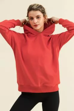 Cupshe Sundae Red Hoodie