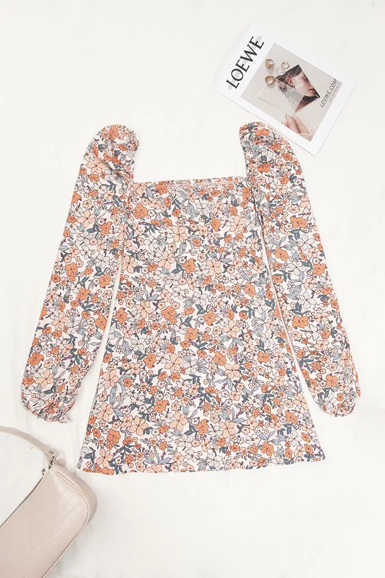 Cupshe Elodie Ditsy Square Neck A-shape Dress 4 Cupshe Elodie Ditsy Square Neck A-shape Dress - Image 4