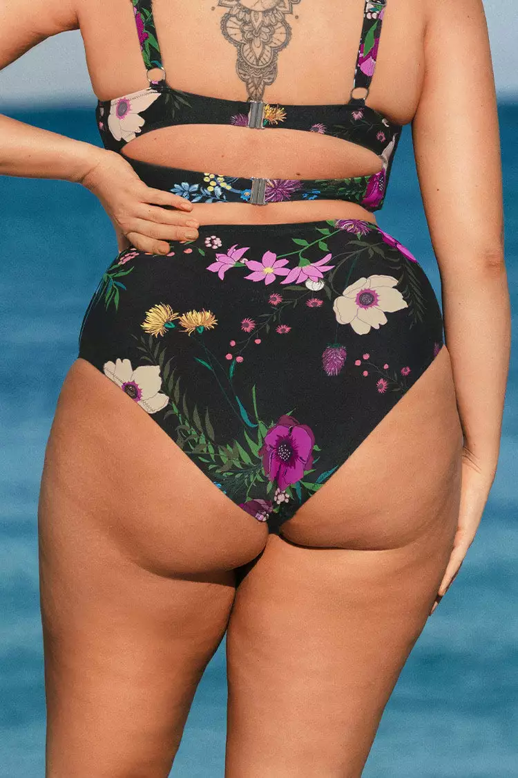 Cupshe Annabelle Floral Plus Size Bikini Bottom 2 Cupshe Annabelle Floral Plus Size Bikini Bottom - Image 2