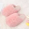 Cupshe Lucky Faux Rabbit Fur Fluffy Slippers