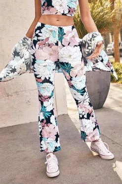 Cupshe Alysha Floral High Waist Pants