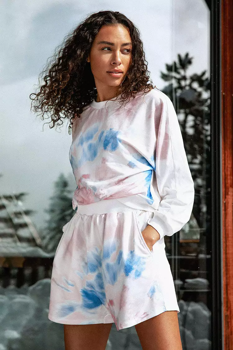 Cupshe Della Tie Dye Long Sleeve Sweatshirt 1 Cupshe Della Tie Dye Long Sleeve Sweatshirt