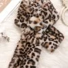 Cupshe Winter Escape Leopard Criss Cross Scarf