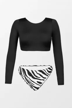 Cupshe Katrina Zebra Print Back Hook Long Sleeve Bikini 6 Cupshe Katrina Zebra Print Back Hook Long Sleeve Bikini -Deals Cupshe Store 1 35c3eba8 6dc0 450d 88f7 03d4da7ade00