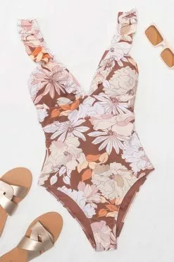 Cupshe Kari Floral Ruffle One Piece Swimsuit -Deals Cupshe Store 1 373a2767 e315 4d9b aa5c 367d85557038