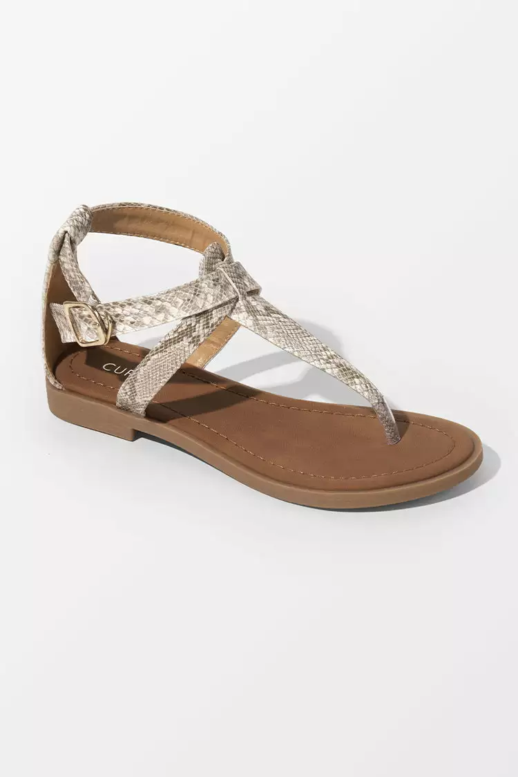 Cupshe Baja Open Toe Thong Strap Sandals 1 Cupshe Baja Open Toe Thong Strap Sandals