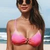 Cupshe Radiant Sun Ombre O-Ring Bikini Top