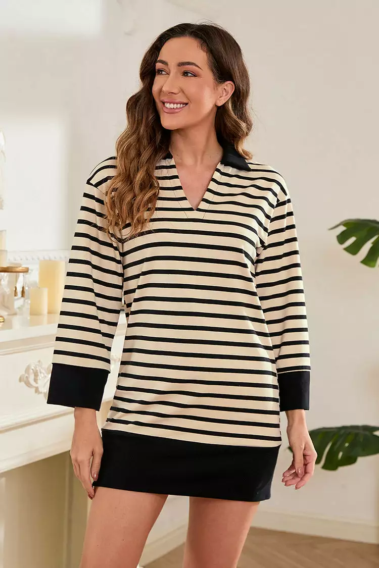 Cupshe Katharine Shirt Collar Tunic Dress 1 Cupshe Katharine Shirt Collar Tunic Dress