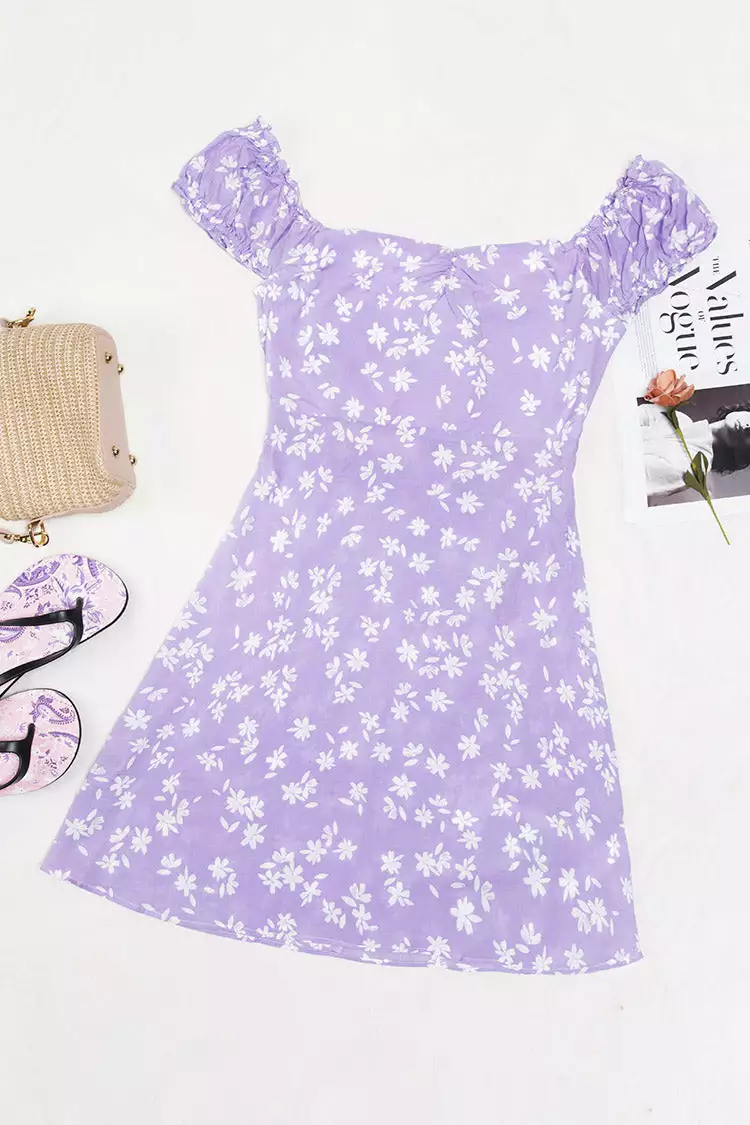 Cupshe Katarina Ditsy Frill Bow Tie Cut Out Dress 3 Cupshe Katarina Ditsy Frill Bow Tie Cut Out Dress - Image 3