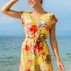 Cupshe Haisley Floral Wrap Short Dress