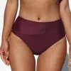 Cupshe Shangrila Solids Folded High Waist Bikini Bottom