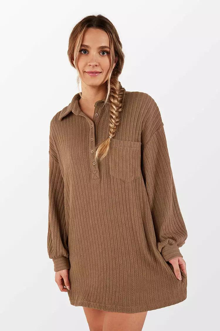 Cupshe Shayla Loose Waist Buttoned Collar Shirt Dress 1 Cupshe Shayla Loose Waist Buttoned Collar Shirt Dress