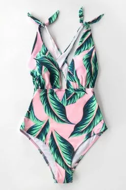 Cupshe Pink Palm Print One Piece Swimsuit 12 Cupshe Pink Palm Print One Piece Swimsuit -Deals Cupshe Store 1 48a66374 b765 4fe5 bad4 64e26c3c85b4