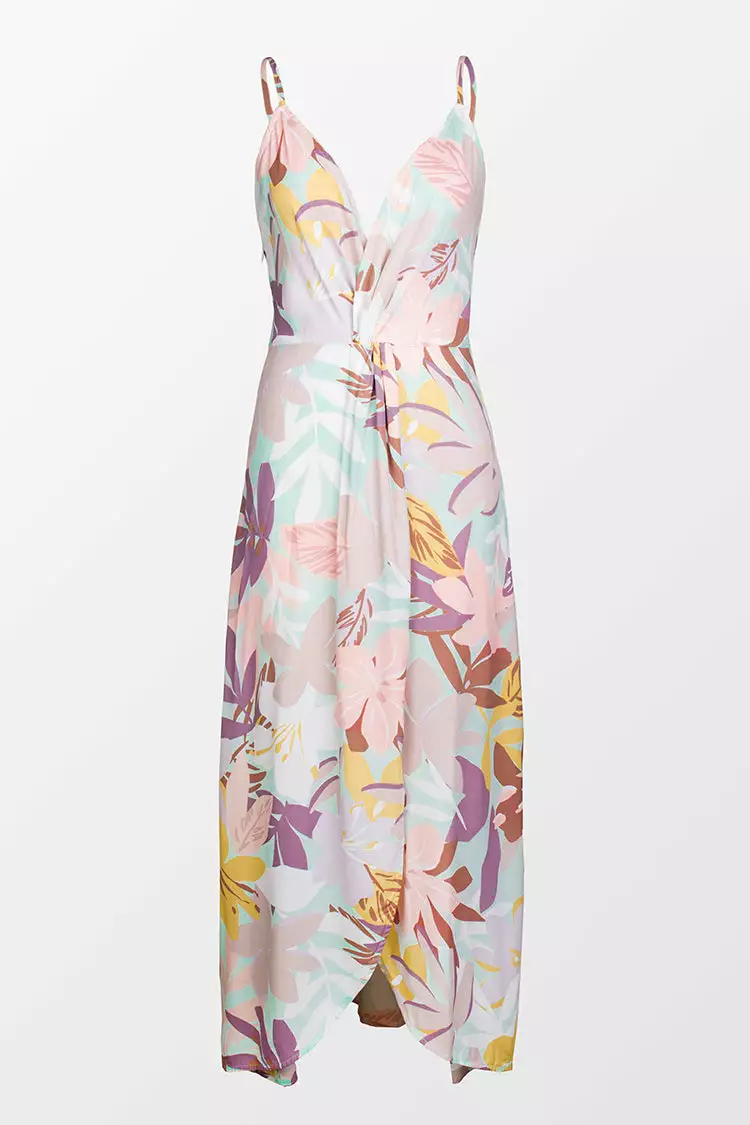 Cupshe Liliana Leafy Plunge Unique Hem Maxi Slip Dress 1 Cupshe Liliana Leafy Plunge Unique Hem Maxi Slip Dress