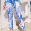 Cupshe Spring Fling Marble Elastic High Waisted Leggings