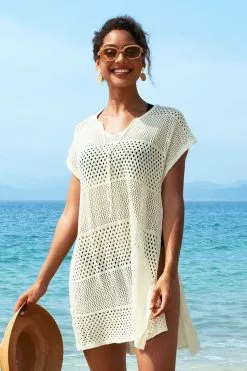 Cupshe Lexie Hollow Out Cover Up