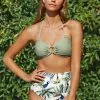 Cupshe Wild Safari High Waisted Halter Bikini