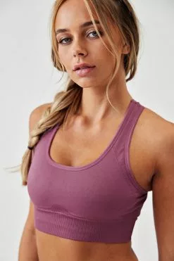 Cupshe Cerise Dust Pink U-neck Sports Bra