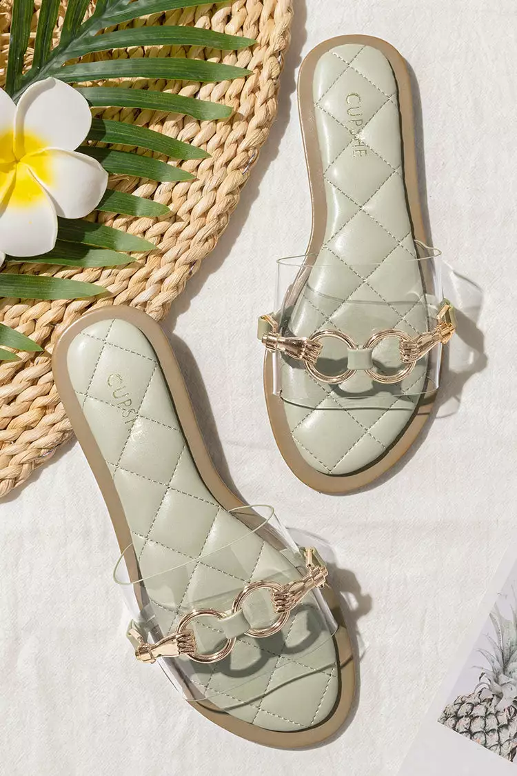 Cupshe Luxe O-ring Slide Sandals 1 Cupshe Luxe O-ring Slide Sandals