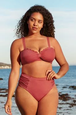 Cupshe Chelsea Mesh Plus Size Bikini
