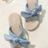 Cupshe Cloverfield Crisscross Bow Knot Slide Sandals