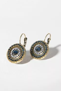 Cupshe Gossip Boho Geometric Round Earrings