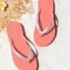 Cupshe Blossom Coral Flip Flops